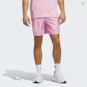 Adidas Training Woven 7" Shorts -Men Size Large or Small- JN3941 Clear Pink -NEW